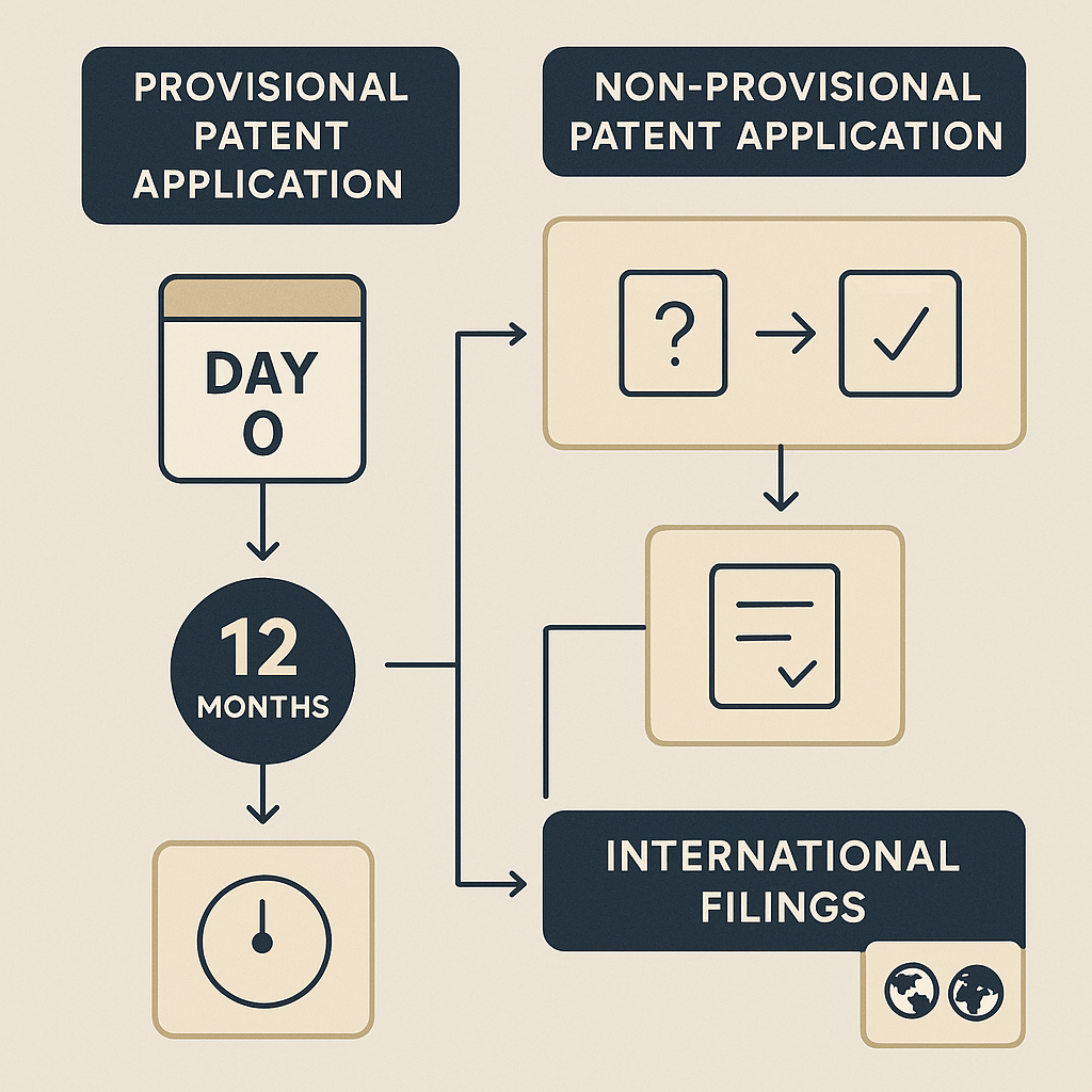 Patent timeline illustration